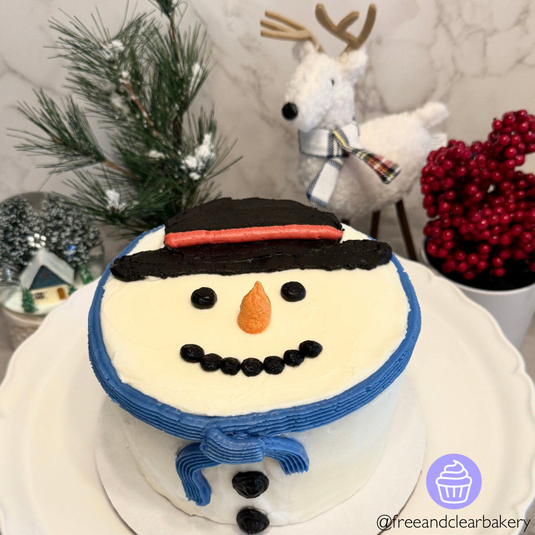 Snowman Cake