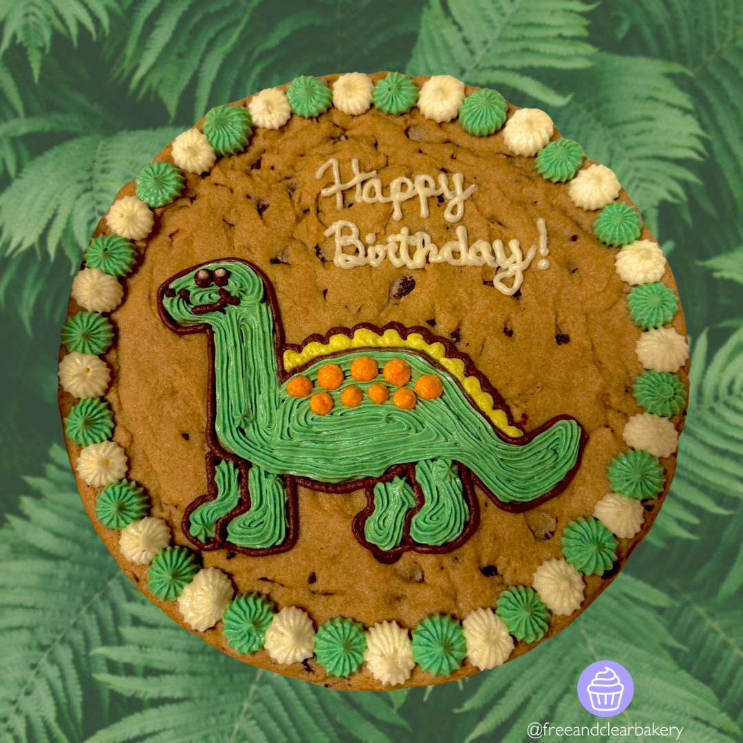 Dino Cookie Cake