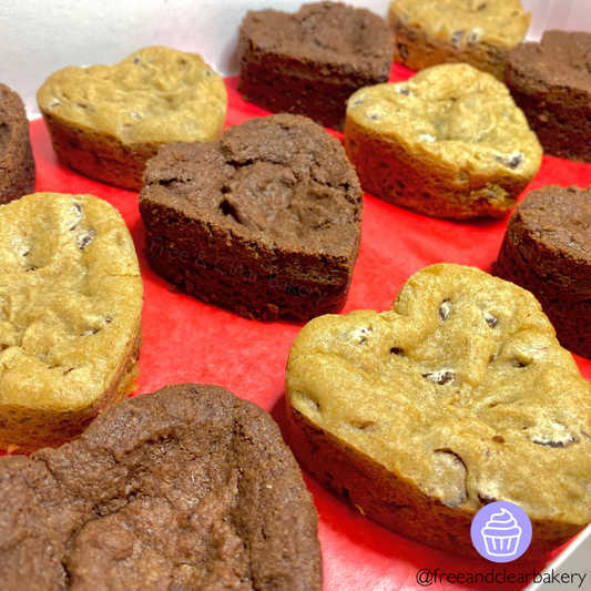 Brownie & Cookie Hearts Box