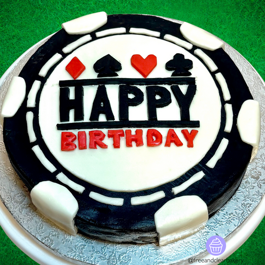 Poker Chip Cake